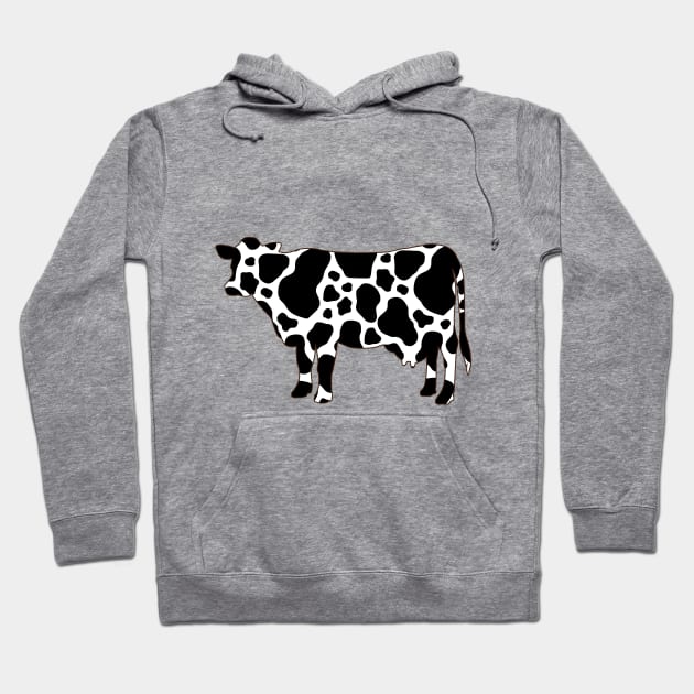 cow Hoodie by printedartings